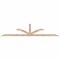Ekena Millwork Richland Smooth Timber Gable Bracket, Douglas Fir, 108"W x 22"H x 3 1/2"D x 3 1/2"F, 5/12 Pitch GBW108X22X0404RIC00SDF - alternate 1